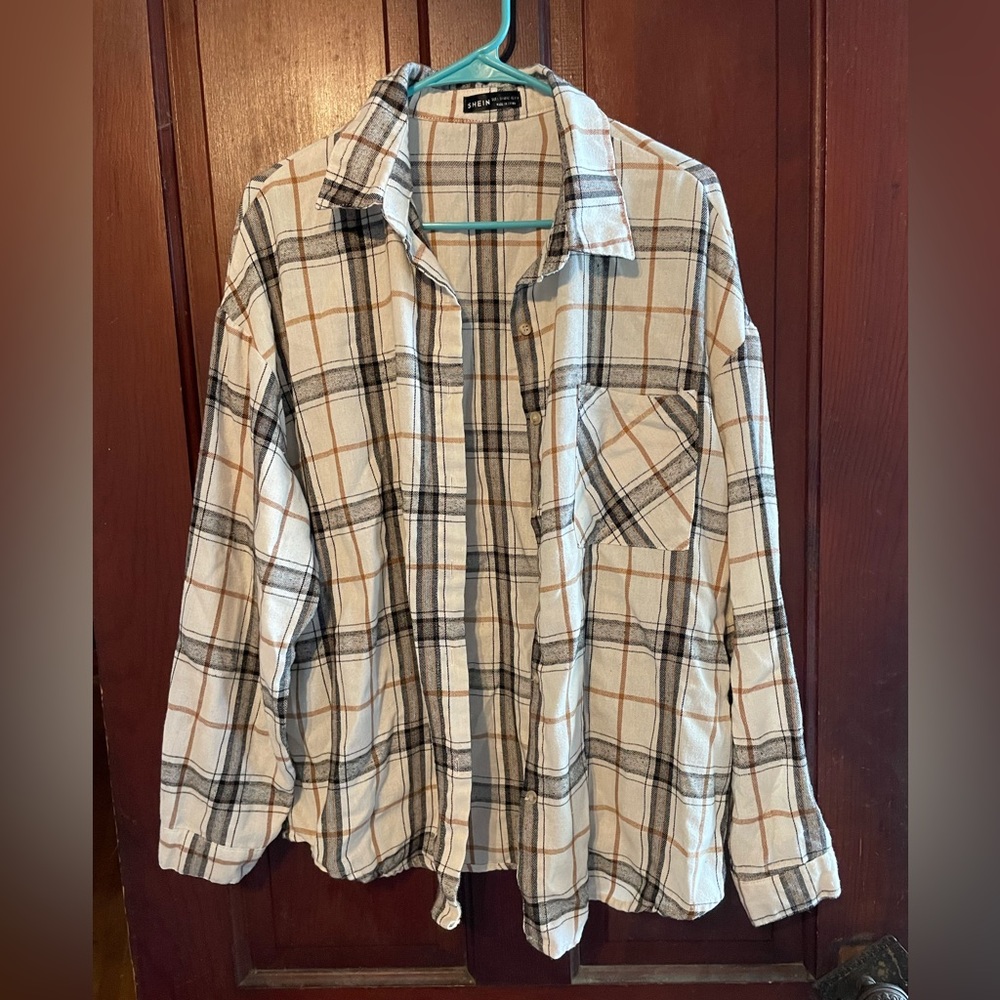SHEIN flannel. Size large